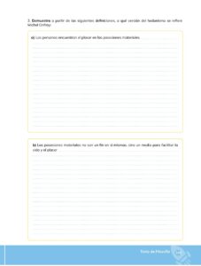 Libro Filosofía – Bachillerato General – Primero de Bachillerato – Pág 150 – Resuelto pdf