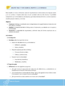 Libro Filosofía – Bachillerato General – Primero de Bachillerato – Pág 157 – Resuelto pdf