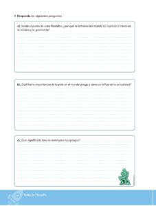Libro Filosofía – Bachillerato General – Primero de Bachillerato – Pág 19 – Resuelto pdf