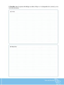 Libro Filosofía – Bachillerato General – Primero de Bachillerato – Pág 38 – Resuelto pdf