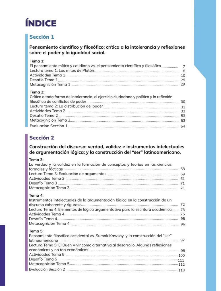 Filosofía – Bachillerato General – Primero de Bachillerato - Página 4 - Contenido informativo Resumido