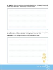 Libro Filosofía – Bachillerato General – Primero de Bachillerato – Pág 50 – Resuelto pdf