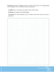 Libro Filosofía – Bachillerato General – Primero de Bachillerato – Pág 52 – Resuelto pdf