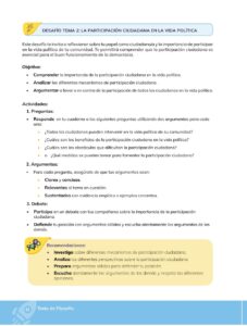 Libro Filosofía – Bachillerato General – Primero de Bachillerato – Pág 53 – Resuelto pdf