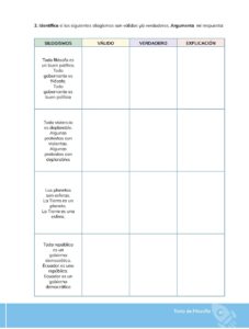 Libro Filosofía – Bachillerato General – Primero de Bachillerato – Pág 64 – Resuelto pdf