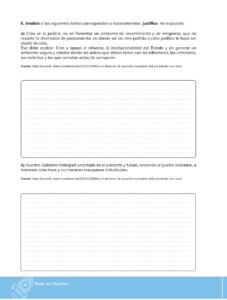 Libro Filosofía – Bachillerato General – Primero de Bachillerato – Pág 67 – Resuelto pdf