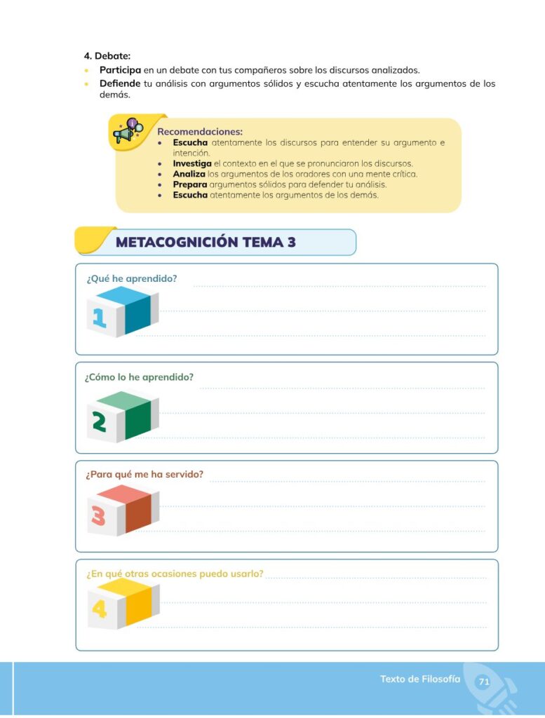 Filosofía – Bachillerato General – Primero de Bachillerato - Página 72 - Contenido informativo Resumido