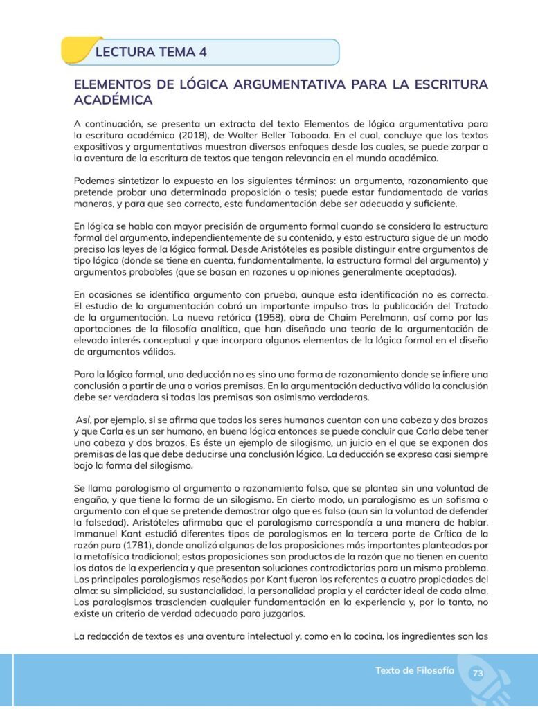 Filosofía – Bachillerato General – Primero de Bachillerato - Página 74 - Contenido informativo Resumido