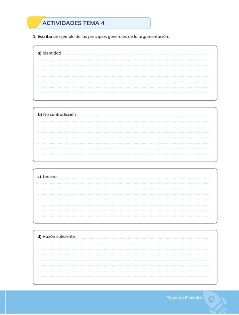 Filosofía – Bachillerato General – Primero de Bachillerato - Página 76 - Contenido informativo Resumido