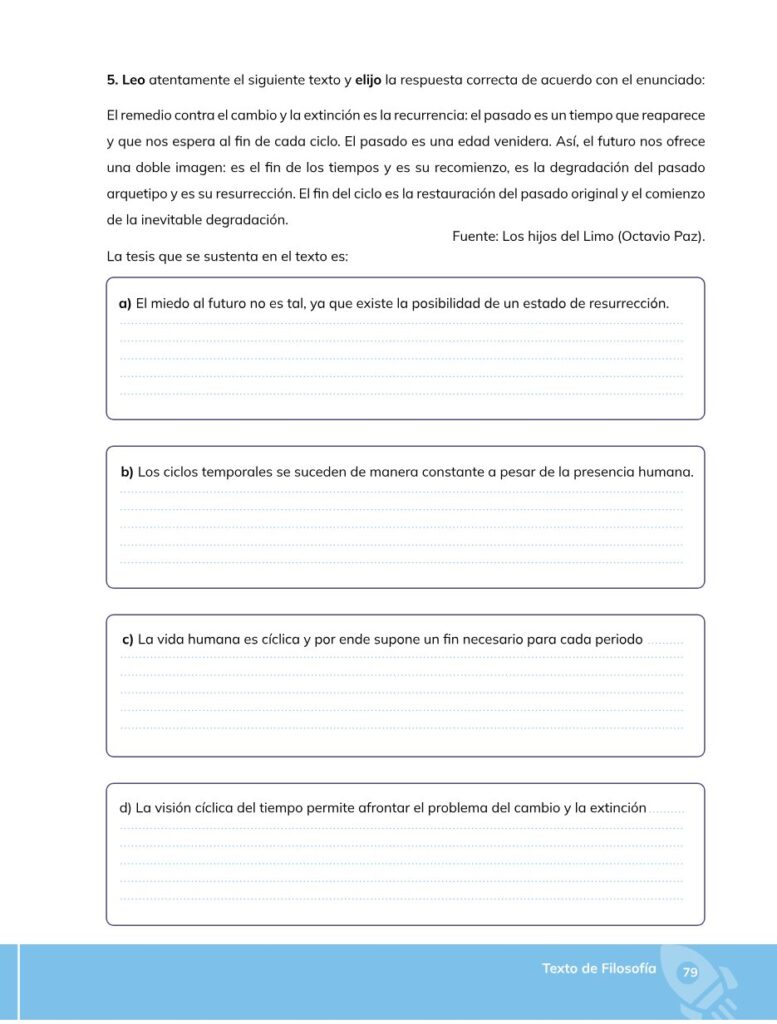 Filosofía – Bachillerato General – Primero de Bachillerato - Página 80 - Contenido informativo Resumido