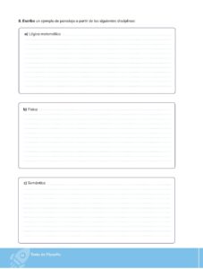 Libro Filosofía – Bachillerato General – Primero de Bachillerato – Pág 83 – Resuelto pdf