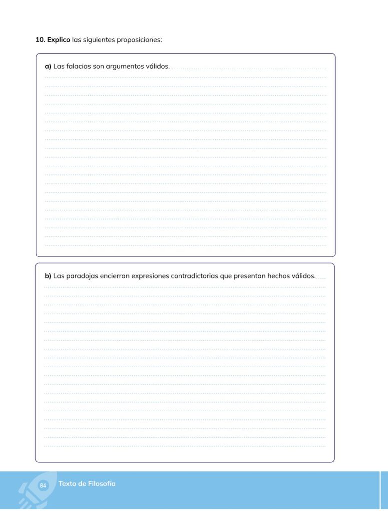 Filosofía – Bachillerato General – Primero de Bachillerato - Página 85 - Contenido informativo Resumido