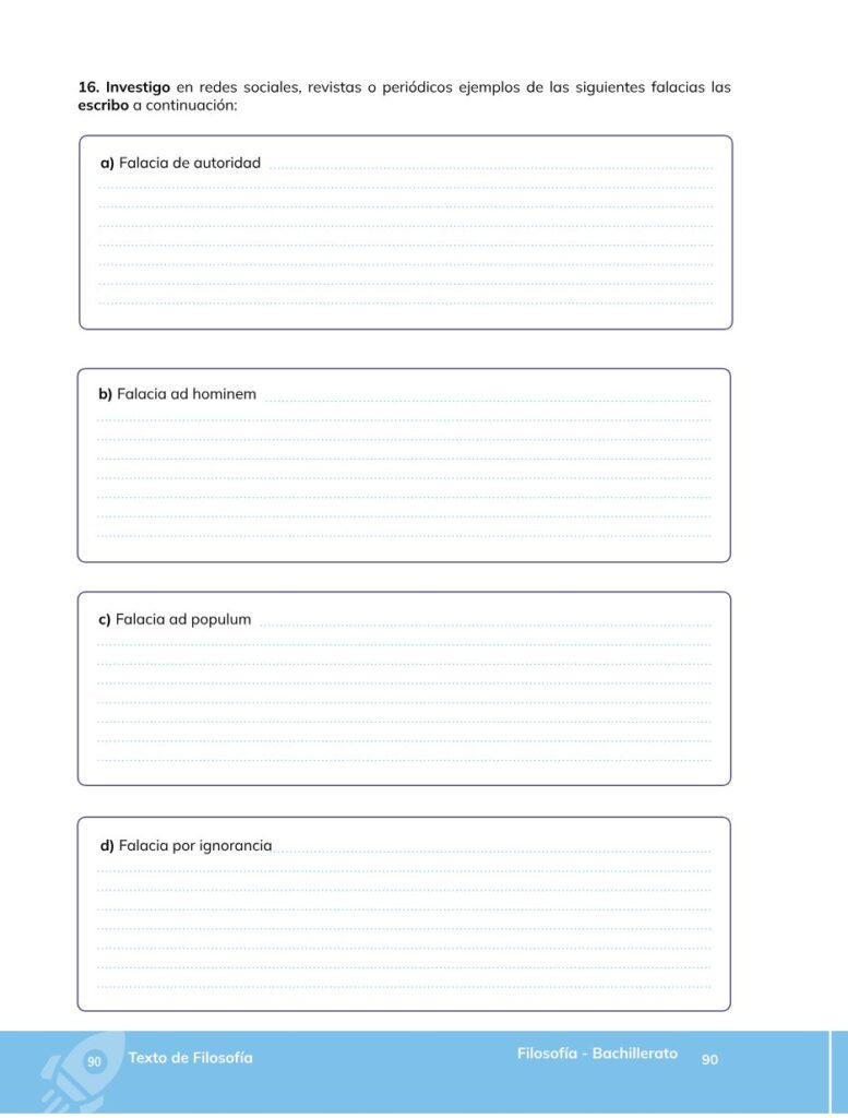 Filosofía – Bachillerato General – Primero de Bachillerato - Página 91 - Contenido informativo Resumido