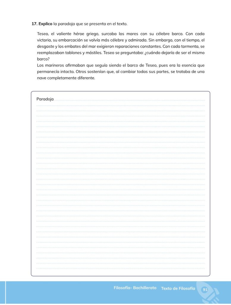 Filosofía – Bachillerato General – Primero de Bachillerato - Página 92 - Contenido informativo Resumido