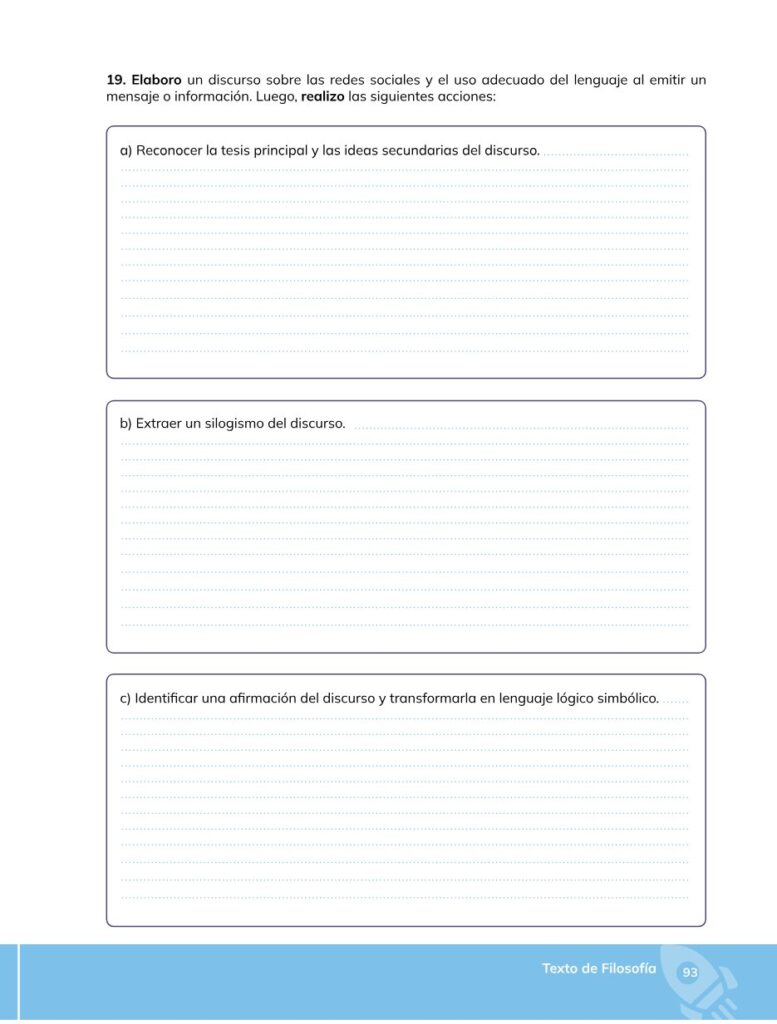 Filosofía – Bachillerato General – Primero de Bachillerato - Página 94 - Contenido informativo Resumido