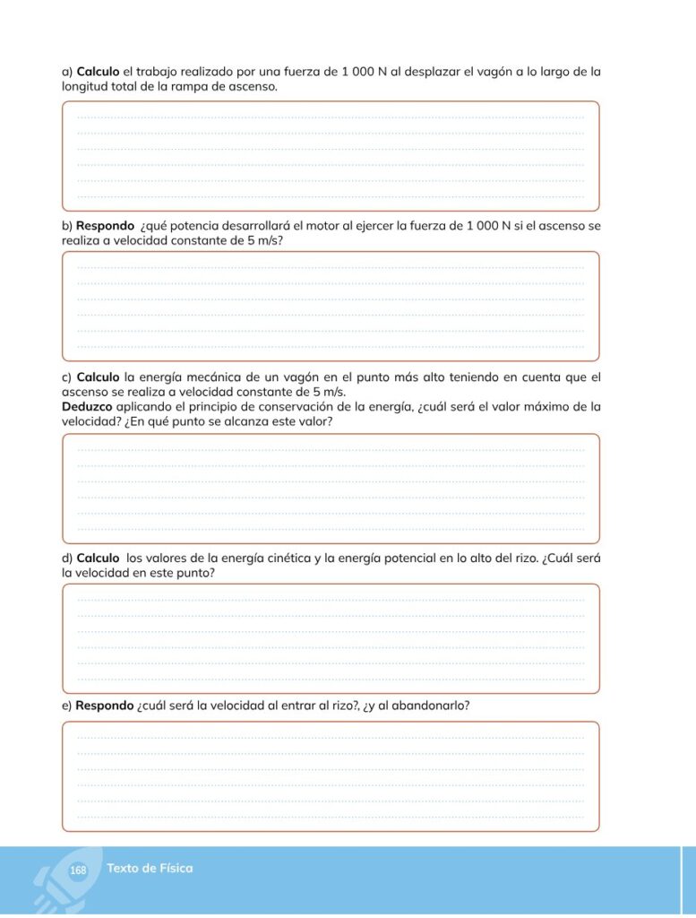 FÍSICA – Bachillerato General – 1 – Primero de Bachillerato - Página 169 - Contenido informativo Resumido