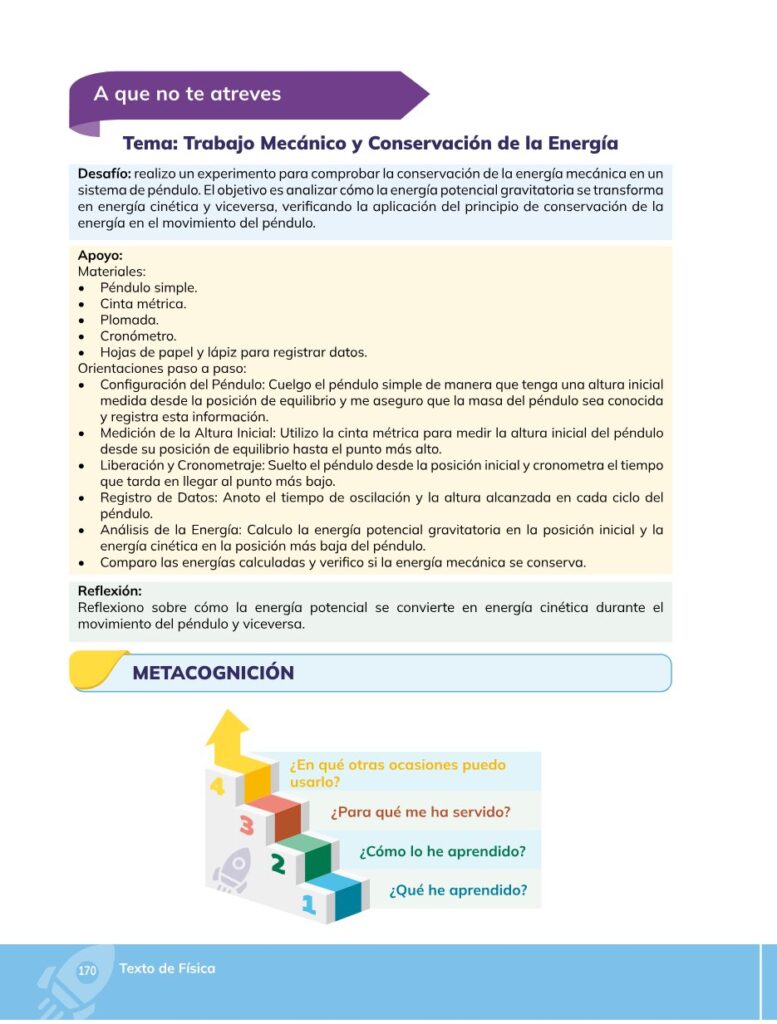 FÍSICA – Bachillerato General – 1 – Primero de Bachillerato - Página 171 - Contenido informativo Resumido