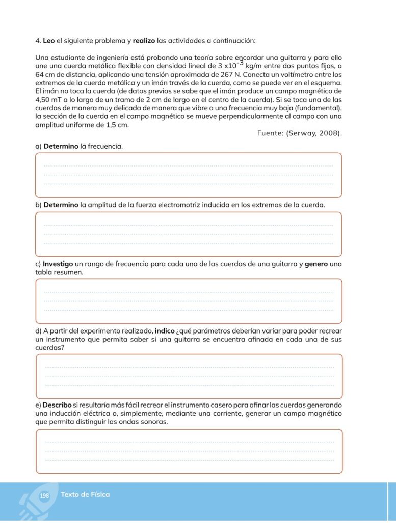FÍSICA – Bachillerato General – 1 – Primero de Bachillerato - Página 199 - Contenido informativo Resumido