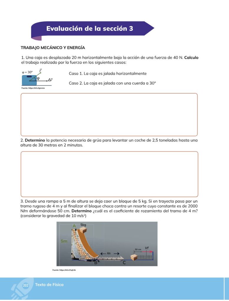 FÍSICA – Bachillerato General – 1 – Primero de Bachillerato - Página 203 - Contenido informativo Resumido