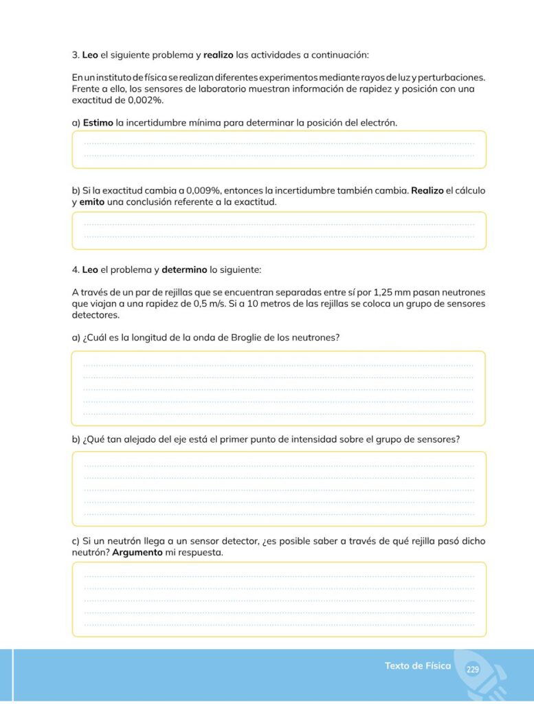 FÍSICA – Bachillerato General – 1 – Primero de Bachillerato - Página 230 - Contenido informativo Resumido