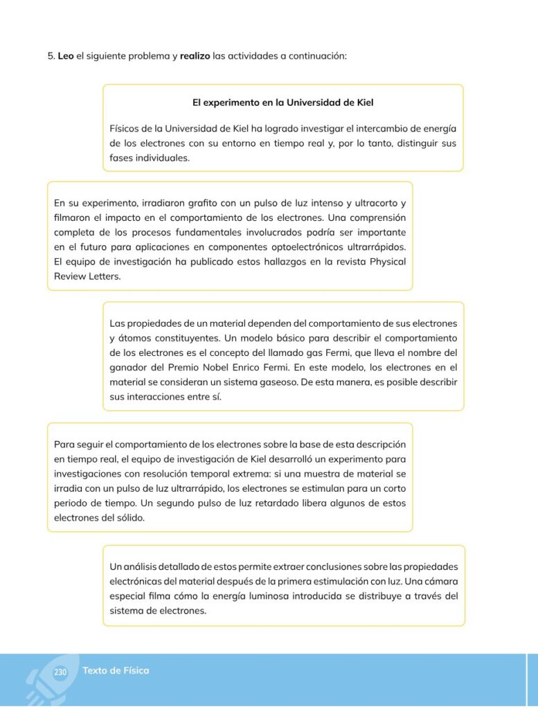 FÍSICA – Bachillerato General – 1 – Primero de Bachillerato - Página 231 - Contenido informativo Resumido