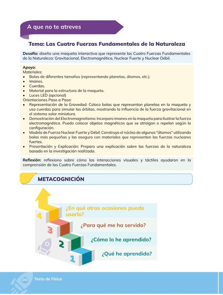 FÍSICA – Bachillerato General – 1 – Primero de Bachillerato - Página 243 - Contenido informativo Resumido