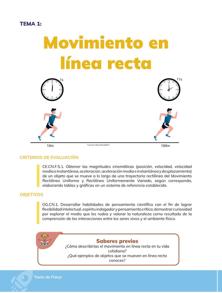 FÍSICA – Bachillerato General – 1 – Primero de Bachillerato - Página 7 - Contenido informativo Resumido