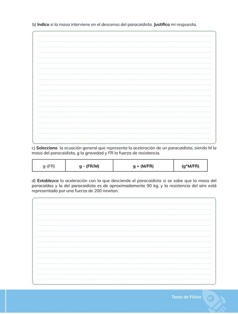 FÍSICA – Bachillerato General – 1 – Primero de Bachillerato - Página 78 - Contenido informativo Resumido