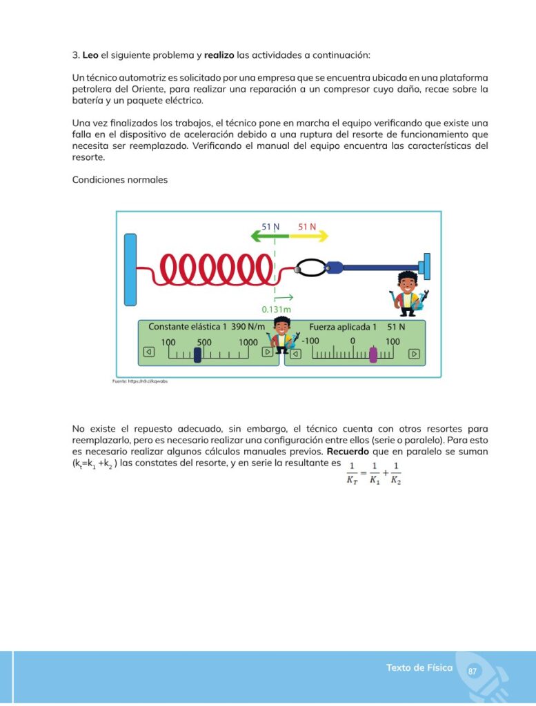 FÍSICA – Bachillerato General – 1 – Primero de Bachillerato - Página 88 - Contenido informativo Resumido