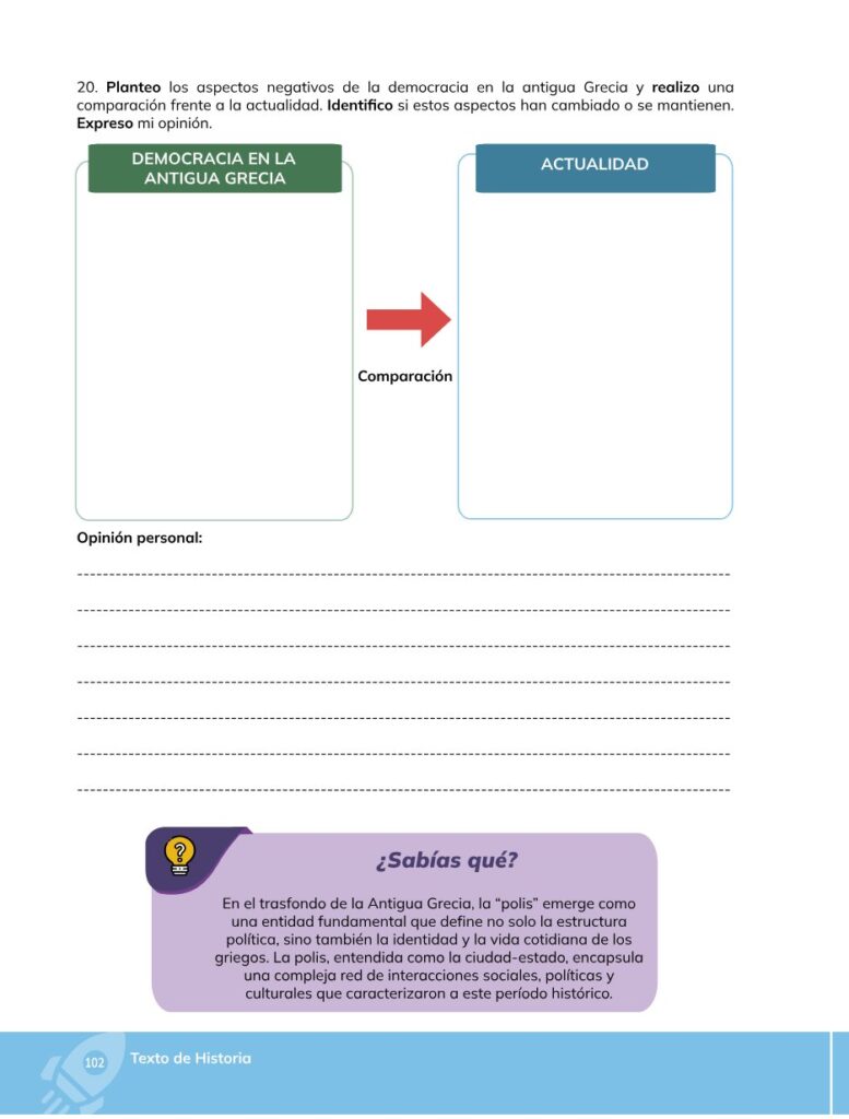 HISTORIA – Bachillerato General – 1 (Primero de Bachillerato - Página 103 - Contenido informativo Resumido