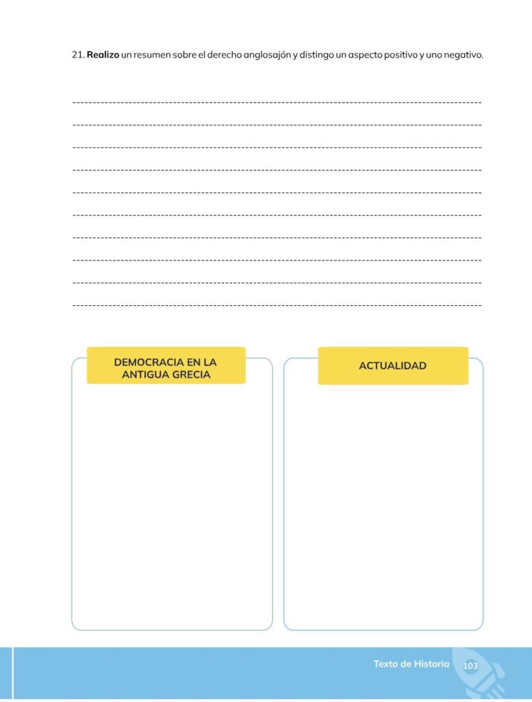 HISTORIA – Bachillerato General – 1 (Primero de Bachillerato - Página 104 - Contenido informativo Resumido