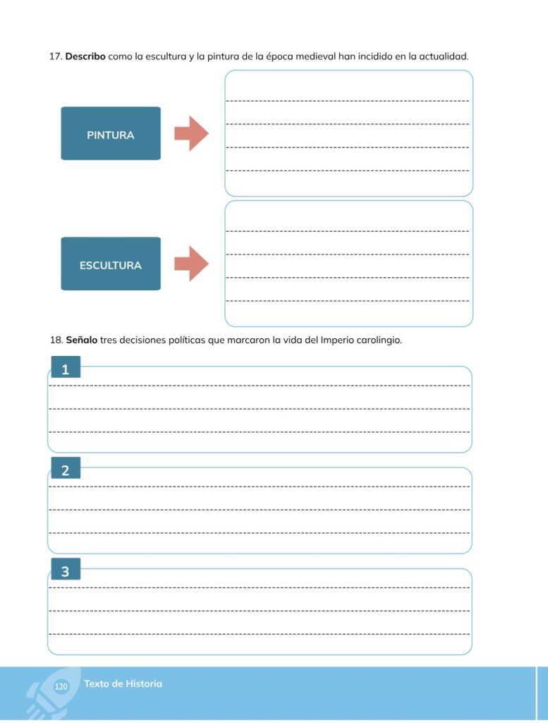 HISTORIA – Bachillerato General – 1 (Primero de Bachillerato - Página 121 - Contenido informativo Resumido