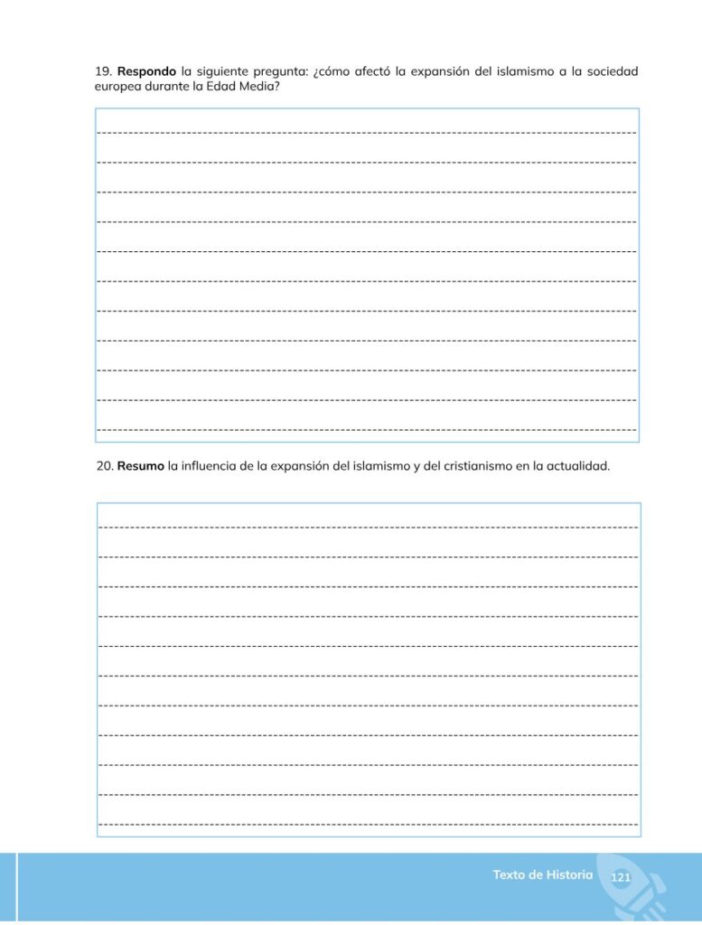 HISTORIA – Bachillerato General – 1 (Primero de Bachillerato - Página 122 - Contenido informativo Resumido