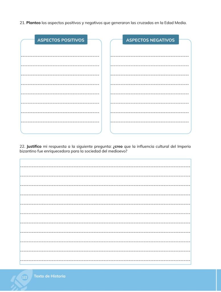 HISTORIA – Bachillerato General – 1 (Primero de Bachillerato - Página 123 - Contenido informativo Resumido