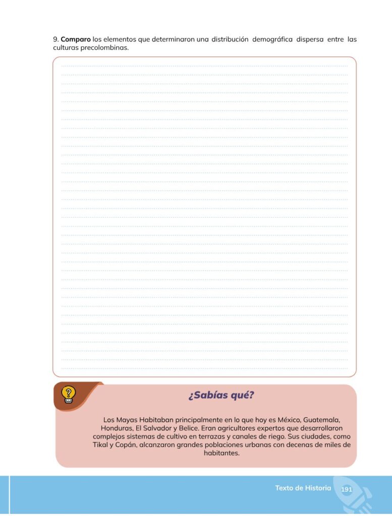 HISTORIA – Bachillerato General – 1 (Primero de Bachillerato - Página 192 - Contenido informativo Resumido