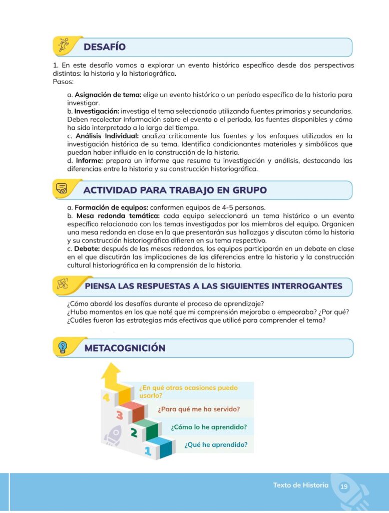 HISTORIA – Bachillerato General – 1 (Primero de Bachillerato - Página 20 - Contenido informativo Resumido