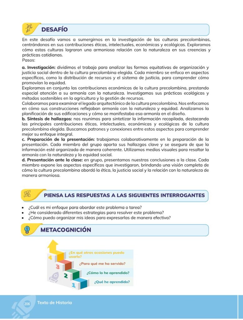HISTORIA – Bachillerato General – 1 (Primero de Bachillerato - Página 207 - Contenido informativo Resumido