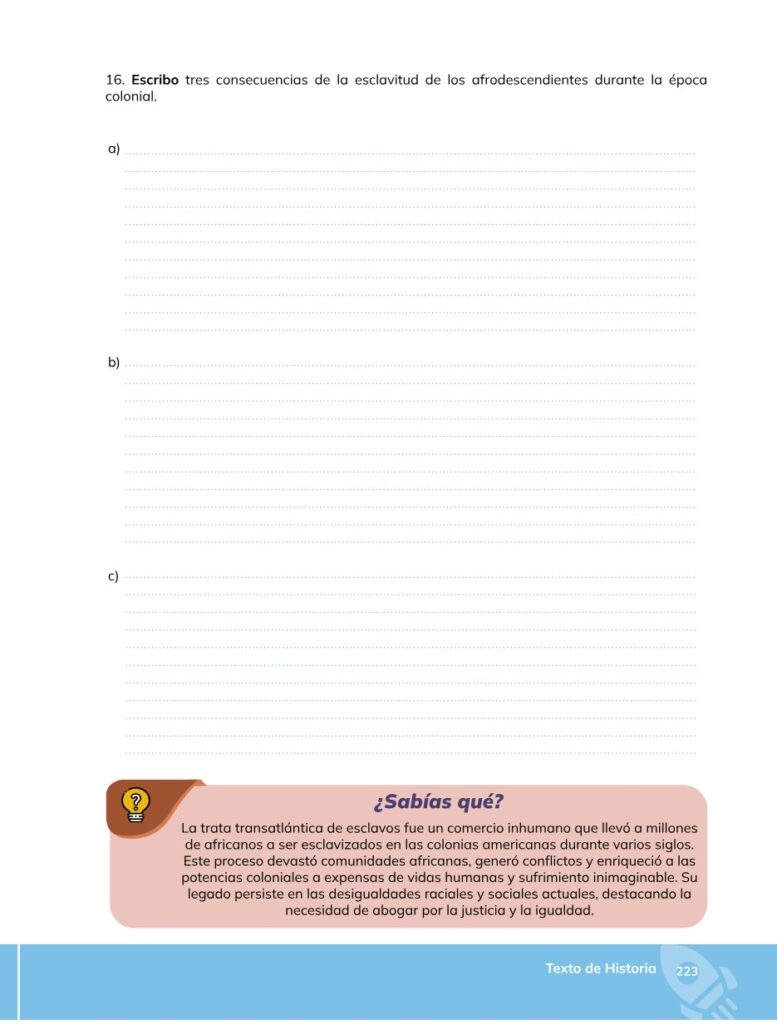 HISTORIA – Bachillerato General – 1 (Primero de Bachillerato - Página 224 - Contenido informativo Resumido