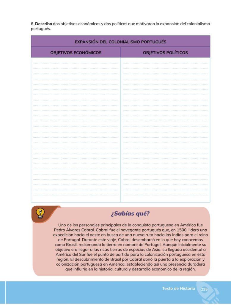 HISTORIA – Bachillerato General – 1 (Primero de Bachillerato - Página 236 - Contenido informativo Resumido