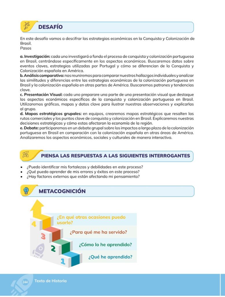 HISTORIA – Bachillerato General – 1 (Primero de Bachillerato - Página 245 - Contenido informativo Resumido