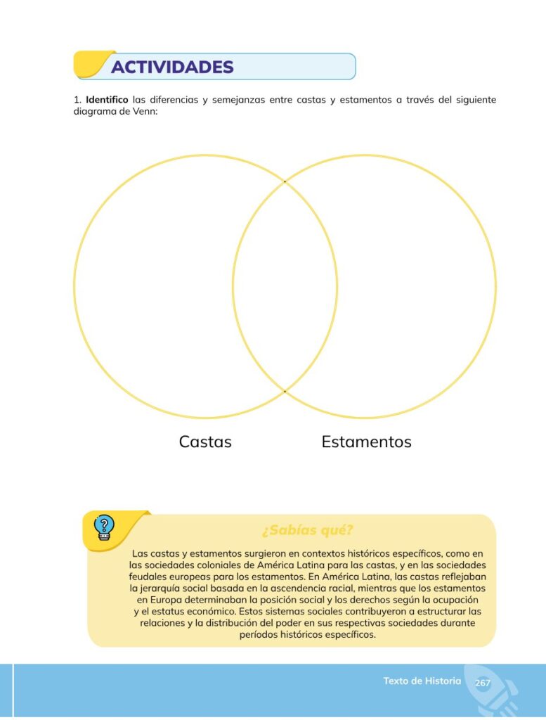 HISTORIA – Bachillerato General – 1 (Primero de Bachillerato - Página 268 - Contenido informativo Resumido