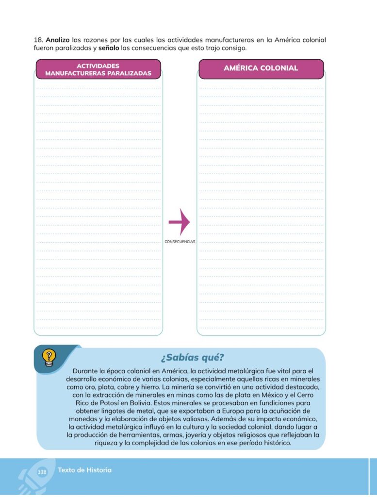 HISTORIA – Bachillerato General – 1 (Primero de Bachillerato - Página 339 - Contenido informativo Resumido