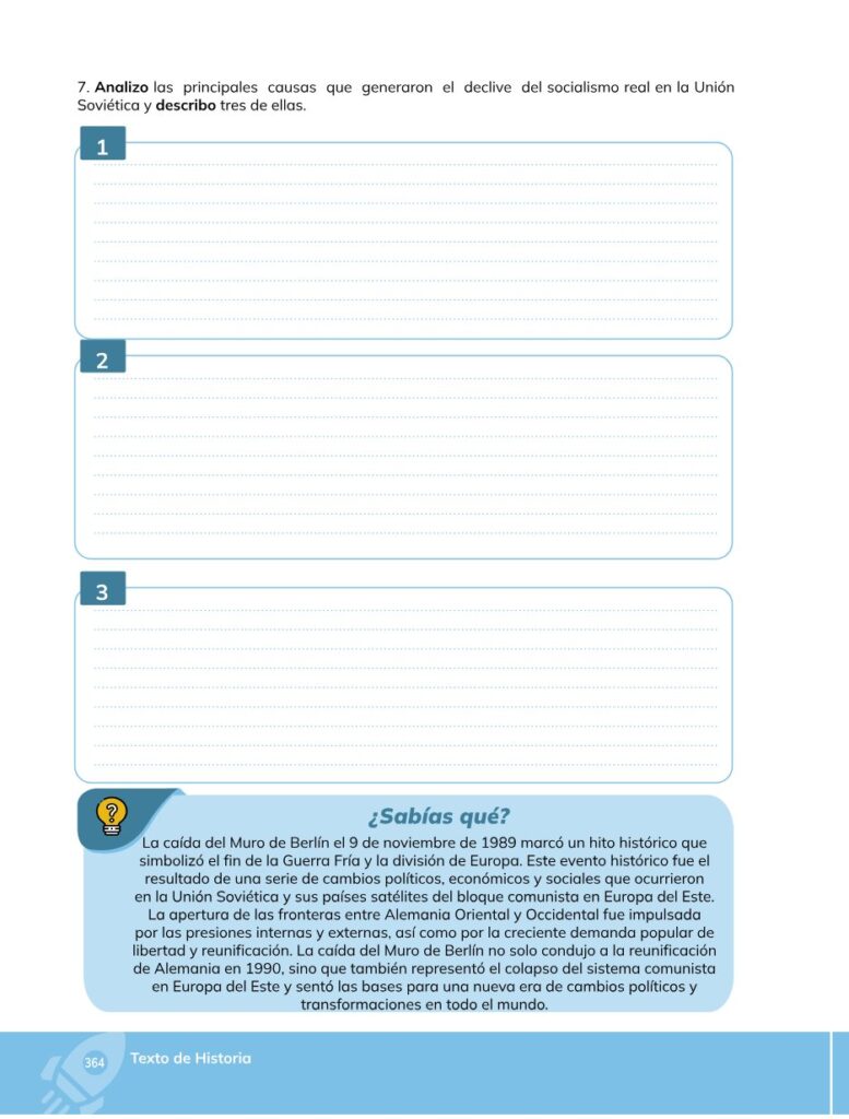 HISTORIA – Bachillerato General – 1 (Primero de Bachillerato - Página 365 - Contenido informativo Resumido