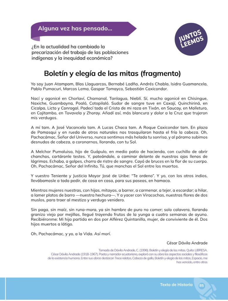 HISTORIA – Bachillerato General – 1 (Primero de Bachillerato - Página 86 - Contenido informativo Resumido