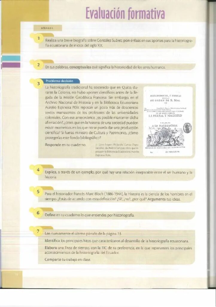 Historia – Bachillerato General – Texto de consulta y cuader - Página 15 - Contenido informativo Resumido