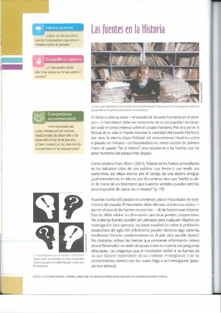 Historia – Bachillerato General – Texto de consulta y cuader - Página 17 - Contenido informativo Resumido