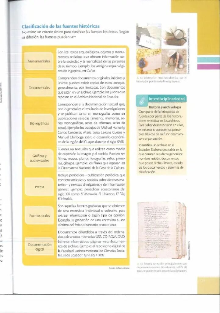 Historia – Bachillerato General – Texto de consulta y cuader - Página 18 - Contenido informativo Resumido