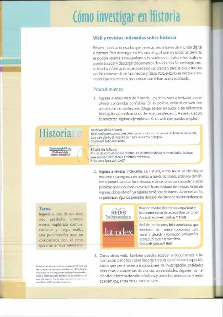 Historia – Bachillerato General – Texto de consulta y cuader - Página 37 - Contenido informativo Resumido