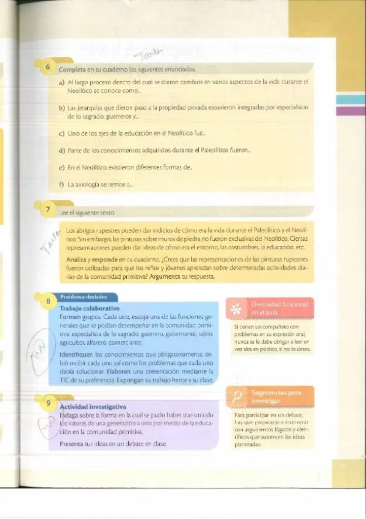 Historia – Bachillerato General – Texto de consulta y cuader - Página 52 - Contenido informativo Resumido