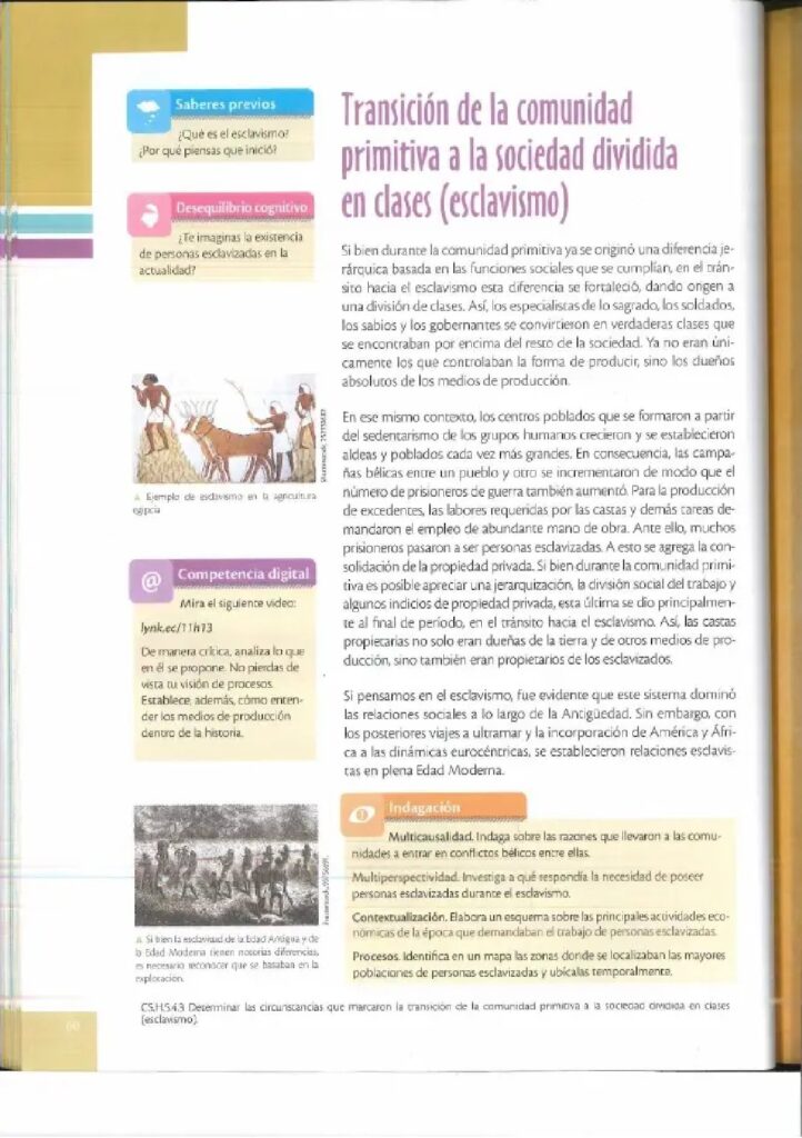Historia – Bachillerato General – Texto de consulta y cuader - Página 61 - Contenido informativo Resumido
